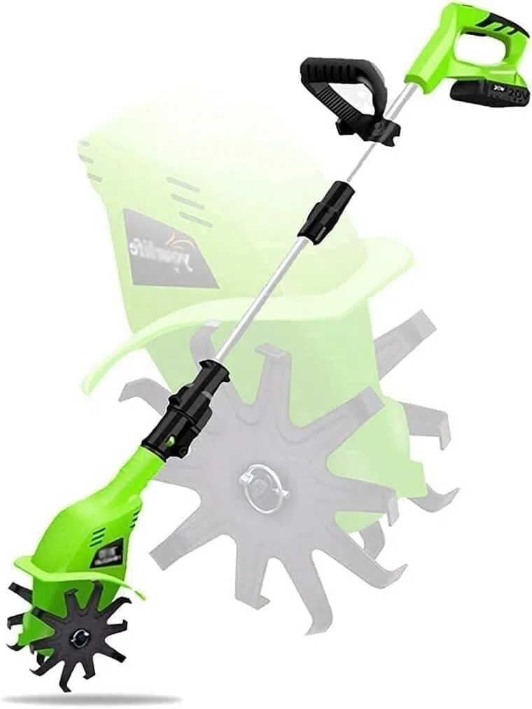Motoculteur sans Fil Motoculteur sans Fil, motoculteur de Jardin électrique portatif 20 V avec Batterie Rechargeable