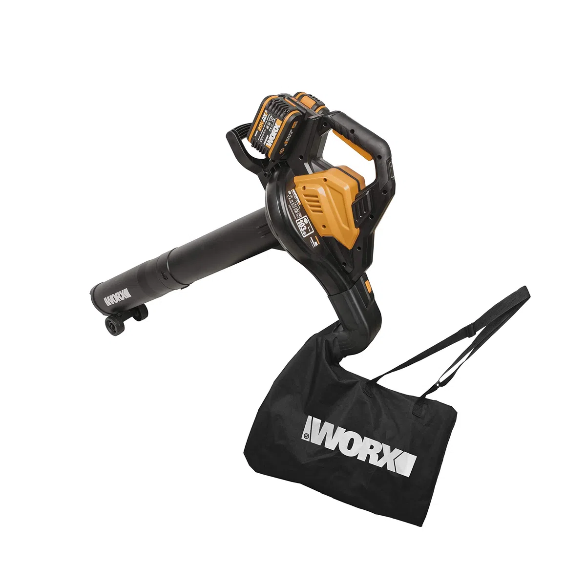 Worx WG583E Souffleur de Feuilles sans balais à Double Batterie 36 V (40 V Max) Noir