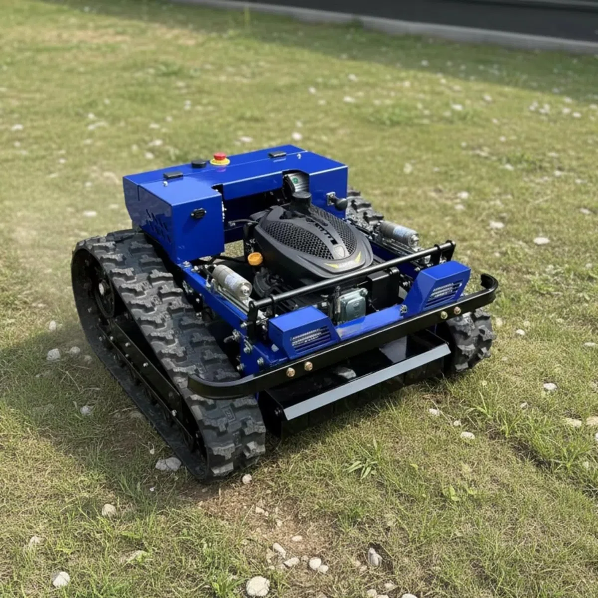 Robot tondeuse virtuelle, sans fil, navigation GPS sans fil, tondeuse autonome alimentée par batterie pour cour moyenne