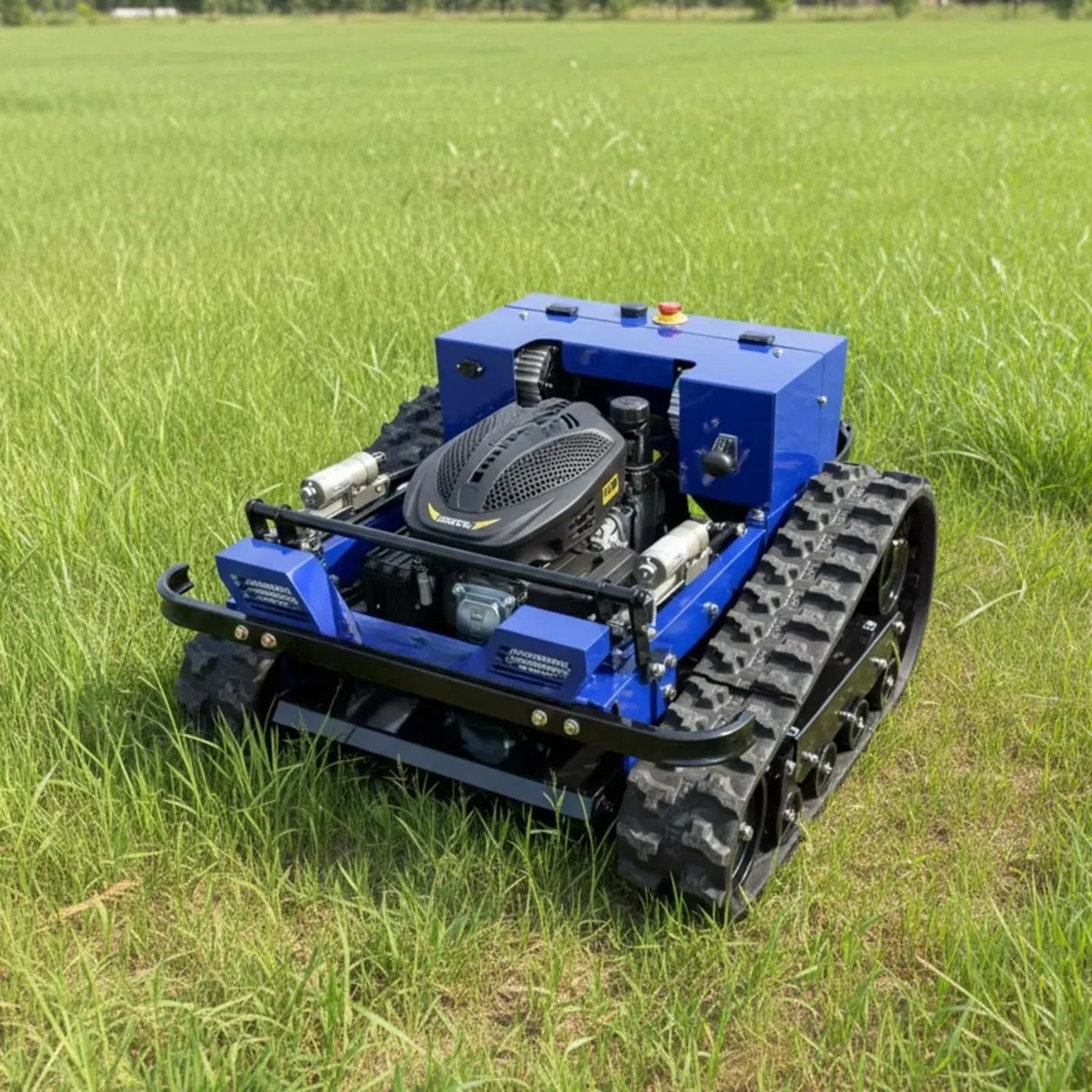 Robot tondeuse virtuelle, sans fil, navigation GPS sans fil, tondeuse autonome alimentée par batterie pour cour moyenne