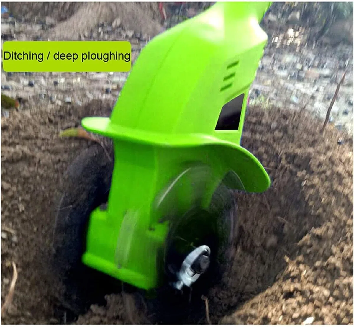 Rotavator Portatif Portatif Lithium Électrique Houe Rototiller Petit Style Domestique Microtiller Desserreur Motoculteur Agricole