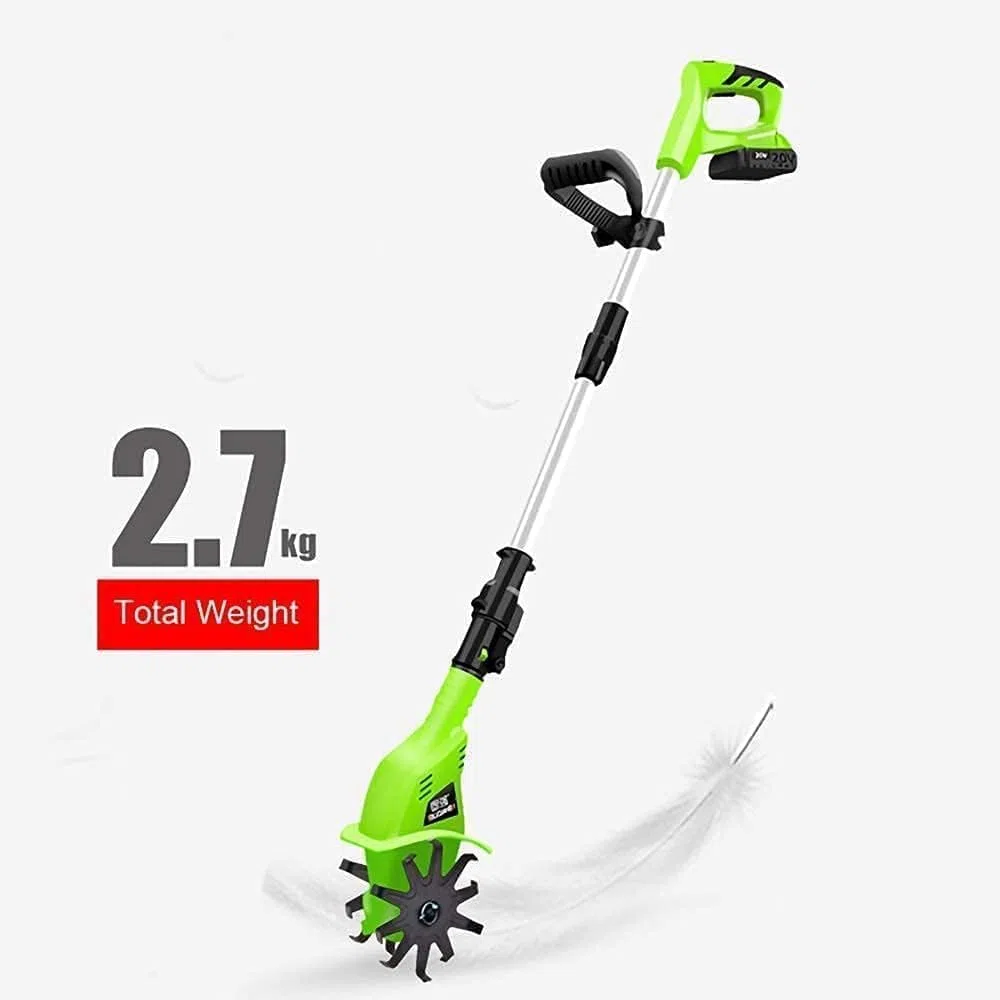 Motoculteur électrique sans Fil avec Batterie au Lithium Rechargeable de 4000 mAh et Chargeur