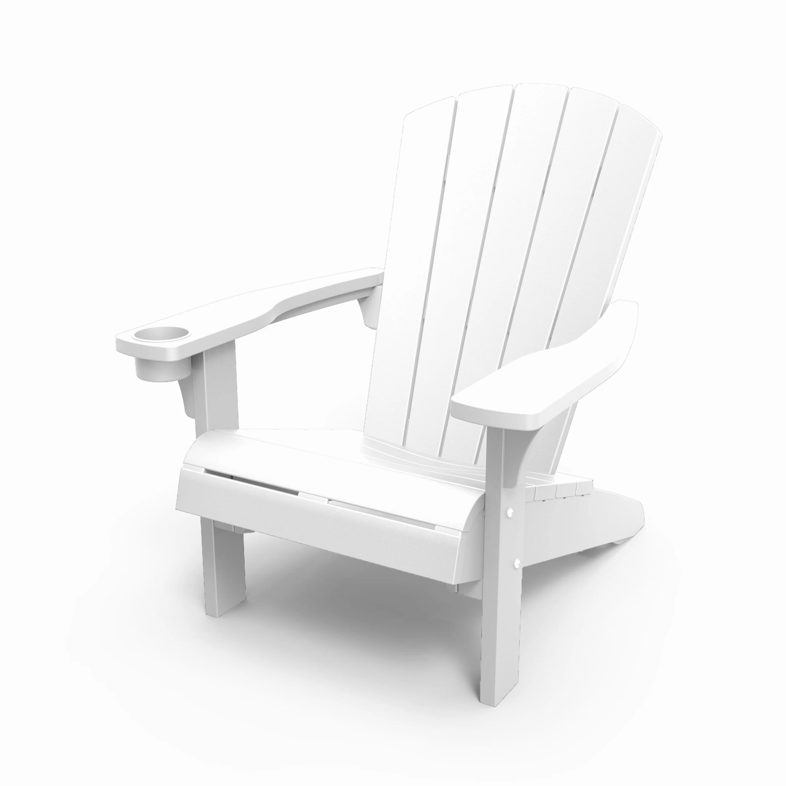 Keter Alpine Adirondack Chaise de Jardin Blanc