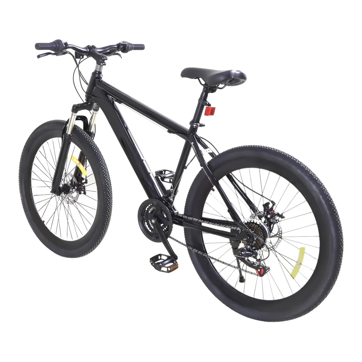 Vélo VTT 26 pouces pour homme, 21 vitesses, en acier au carbone, freestyle, hauteur réglable, avec freins à double disque pour homme/femme/garçon/fille