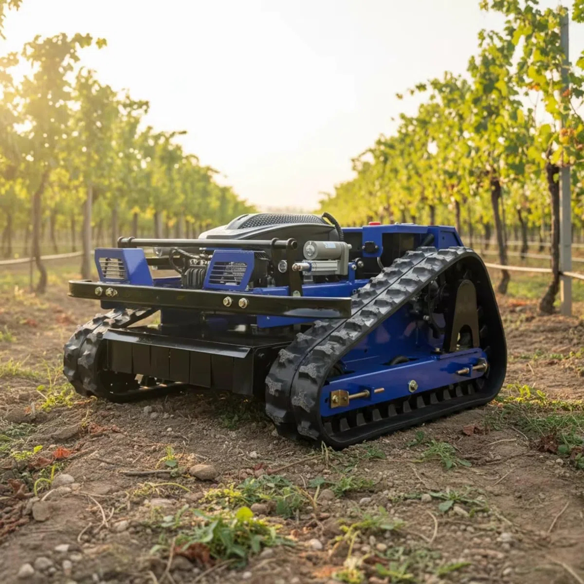 Robot tondeuse virtuelle, sans fil, navigation GPS sans fil, tondeuse autonome alimentée par batterie pour cour moyenne